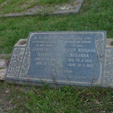 HARMSE Cornelius J.P. 1890-1961 &amp; Hester Adriana Susanna 1892-1982