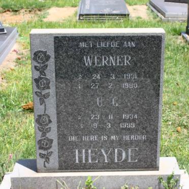 HEYDE Werner 1931-1990 &amp; U.G. 1934-1999