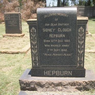 HEPBURN Sidney Clough 1885-1942