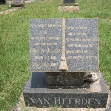 HEERDEN Christian Jacobus. van 1911-1967