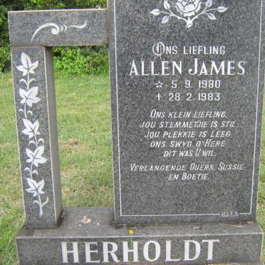 HERHOLDT Allen James 1980-1983