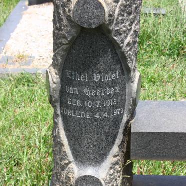 HEERDEN Ethel Violet, van 1918-1973