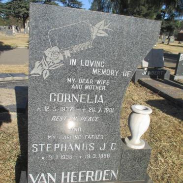 HEERDEN Stephanus J.C., van 1936-1986 &amp; Cornelia 1937-1981