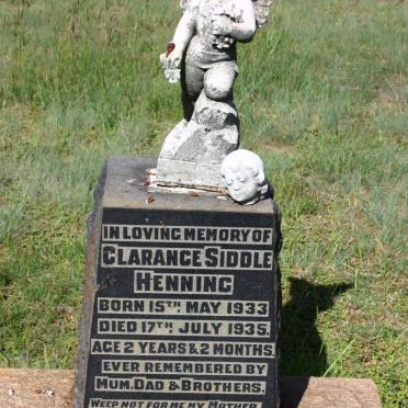 HENNING Clarance Siddle 1933-1935