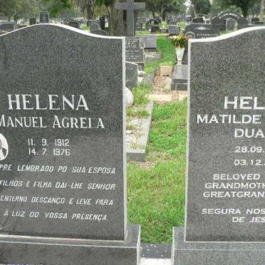 HELENA Manuel Agrela 1912-1976 &amp; Matilde Pereira Duarte 1914-2006