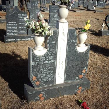 HEERDEN Barend Jacobus, van 1947-1996