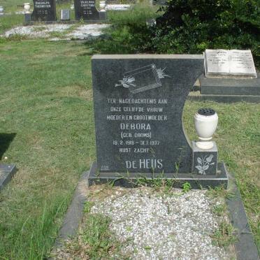 HEUS Debora, de nee DOOMS 1918-1977