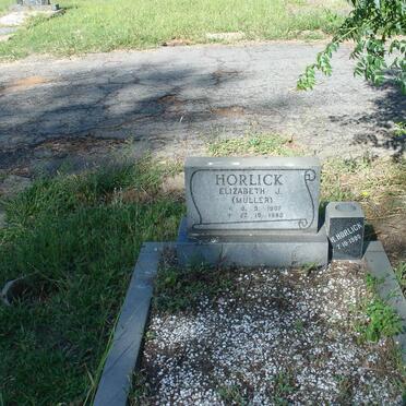 HORLICK Elizabeth J. nee MÜLLER 1907-1980 :: H. -1990