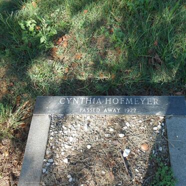 HOFMEYER Cynthia -1922