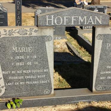 HOFFMAN Pieter A.J. 1930-1983 &amp; Marie 1936-1982