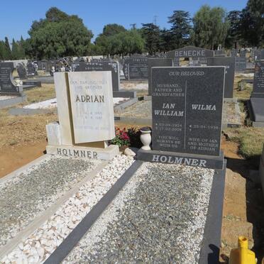 HOLMER Ian William 1924-2008 &amp; Wilma 1938- :: HOLMER Adrian 1966-1987