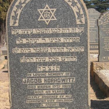 HORROWITZ Jacob -1926