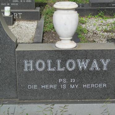 HOLLOWAY George William 1925-1991 &amp;  Ellen 1924-1980