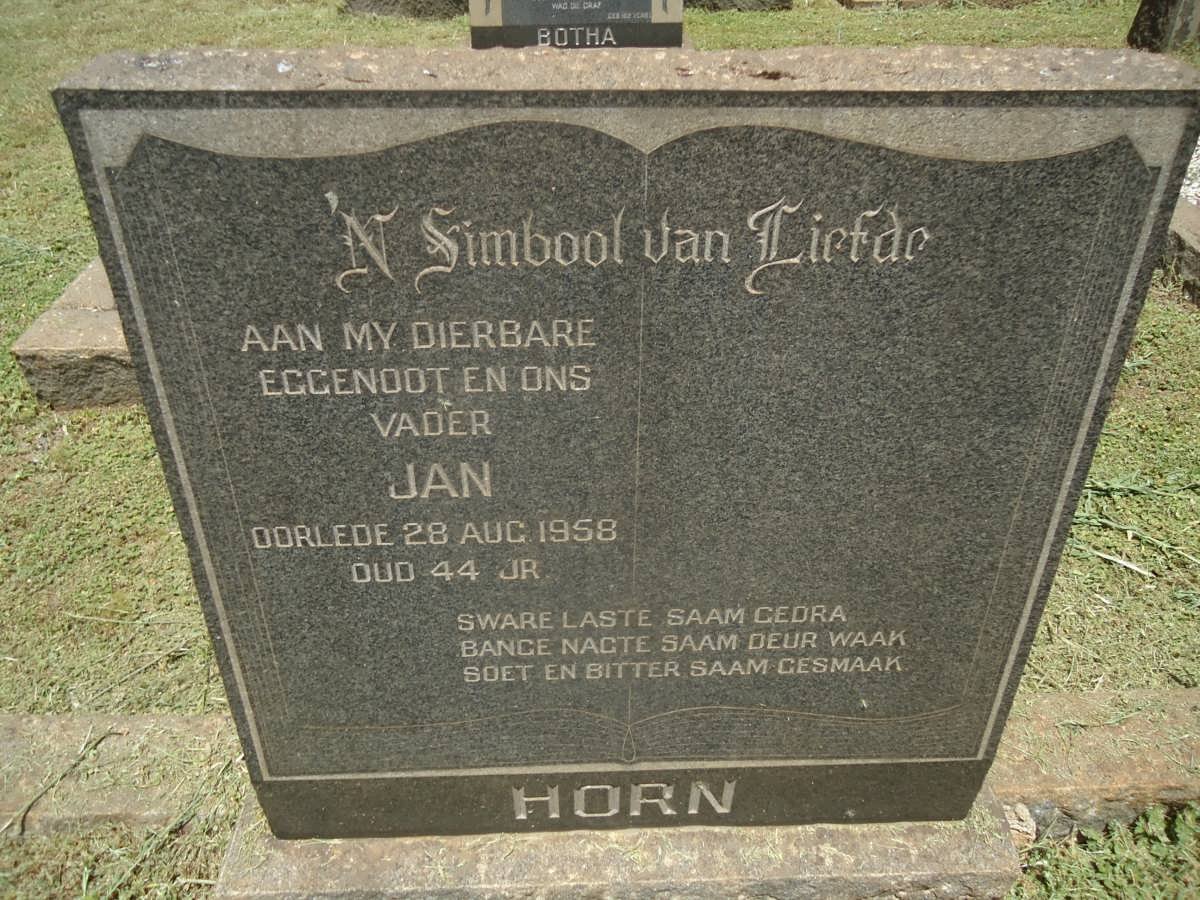 HORN Jan -1958