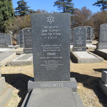 HOROWITZ Isaac -1969