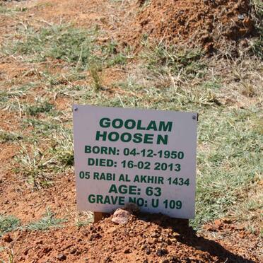 HOOSEN Goolam 1950-2013