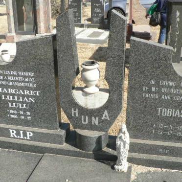 HUNA Tobias 1938-1995 &amp; Margaret Lillian Lulu 1940-2006