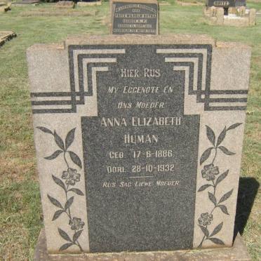 HUMAN Anna Elizabeth 1886-1932