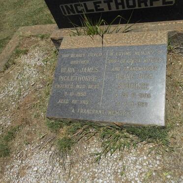 INCLETHORPE Ulric James -1950 &amp; Oliva Rita SCHULZE 1904-1971