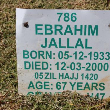 JALLAL Abrahim 1933-2000