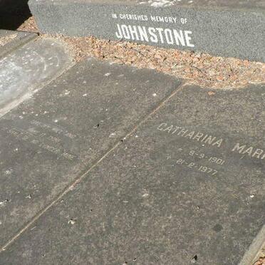 JOHNSTONE Harry 1894-1953 &amp; Catharina Maria 1901-1977