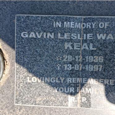 KEAL Gavin Leslie Walter 1936-1997