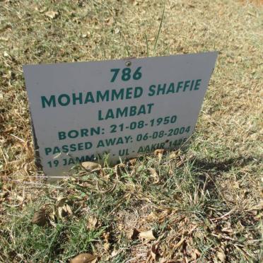LAMBAT Mohammed Shaffie 1950-2004