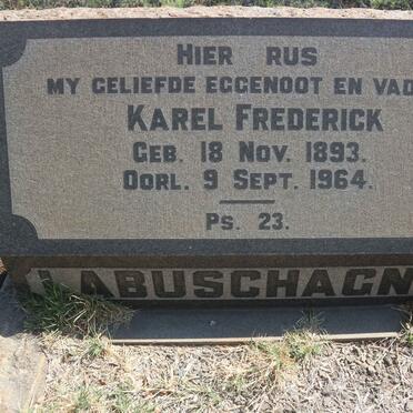 LABUSCHAGNE Karel Frederick 1893-1964