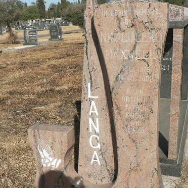 LANGA Nkululeko Maxwell 1975-2002