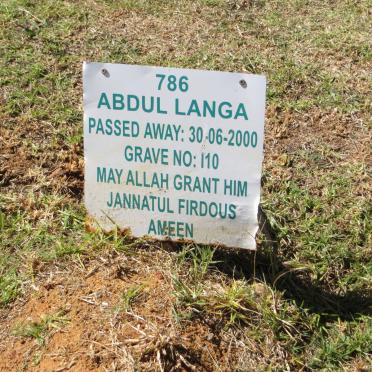 LANGA Abdul -2000