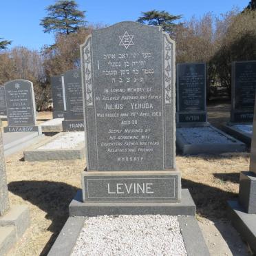 LEVINE Julius Yehuda -1968