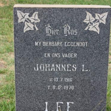 LEE Johannes L. 1916-1970