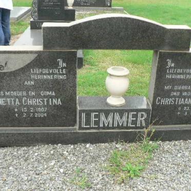 LEMMER Christiaan Marthinus 1901-1979 &amp; Jeanetta Christina 1907-2004