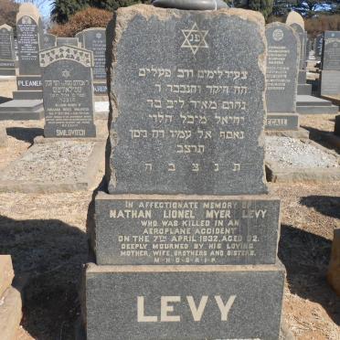 LEVY Nathan Lionel Myer -1932