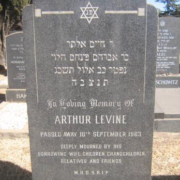LEVINE Arthur -1963