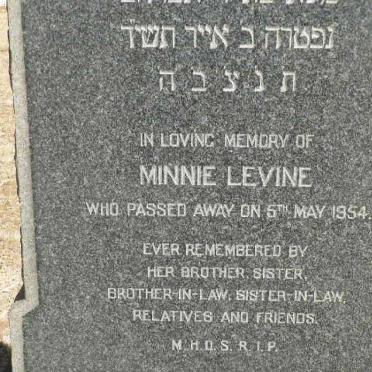 LEVINE Minnie -1954