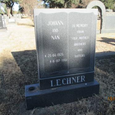 LECHNER Johan and Nan 1928-1961