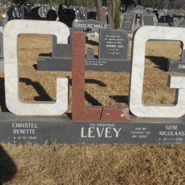 LEVEY Gene Nicolaas 1949-1990 &amp; Christel Renette 1945-