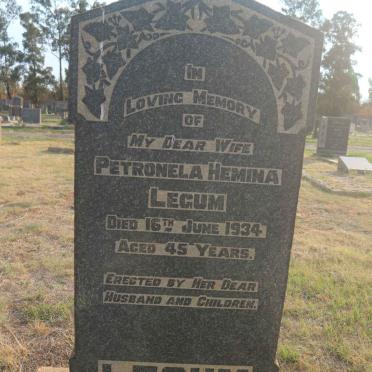 LEGUM Petronela Hemina -1934