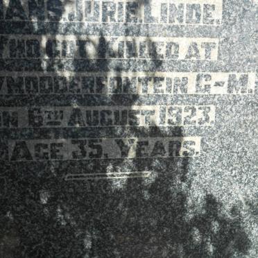 LINDE Hans Jurie -1923