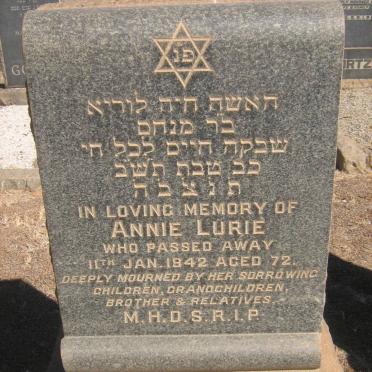LURIE Annie -1942