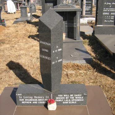 LUKHOZI Siyabonga Lionel 1986-2005