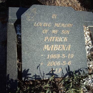 MABENA Patrick 1968-2006