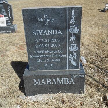 MABAMBA Siyanda 2008-2008