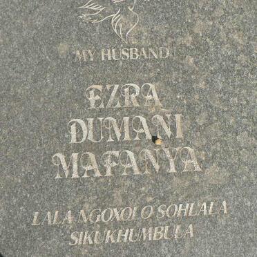MAFANYA Ezra Dumani 1950-2002 