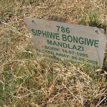 MANDLAZI Siphiwe Bongiwe 1995-2009