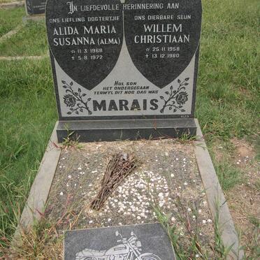 MARAIS Willem Christiaan 1958-1980 &amp; Alida Maria Susanna 1968-1972