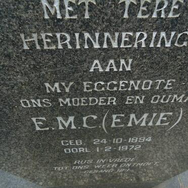 MARAIS E.M.C. 1894-1972