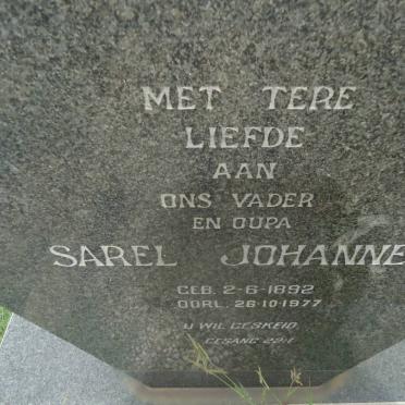 MARAIS Sarel Johannes 1892-1977
