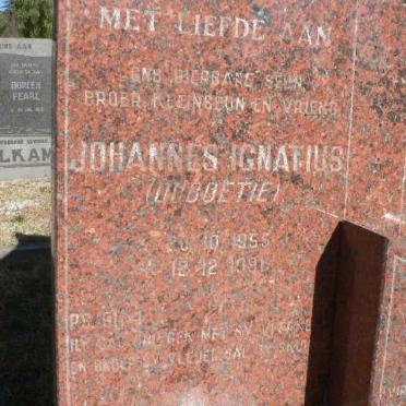 MARITZ Johannes Ignatius 1955-1991